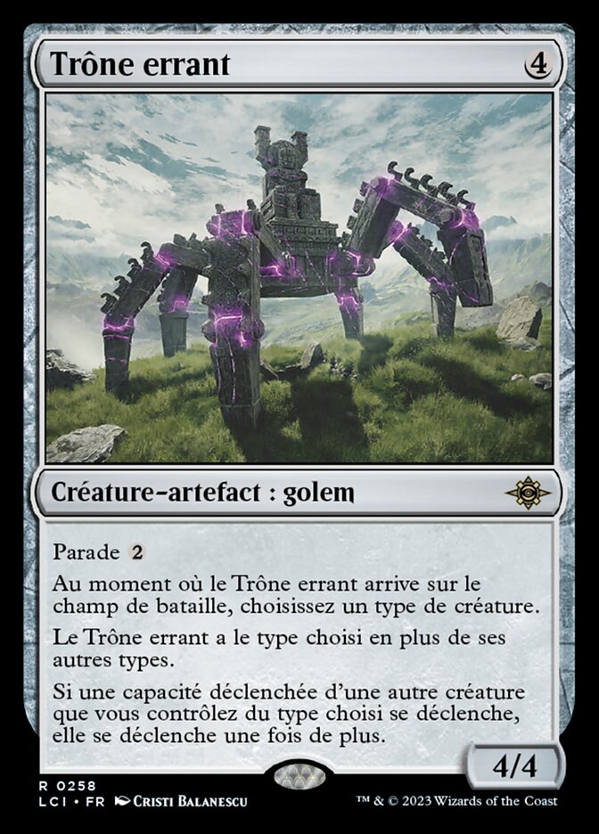 image Trône errant