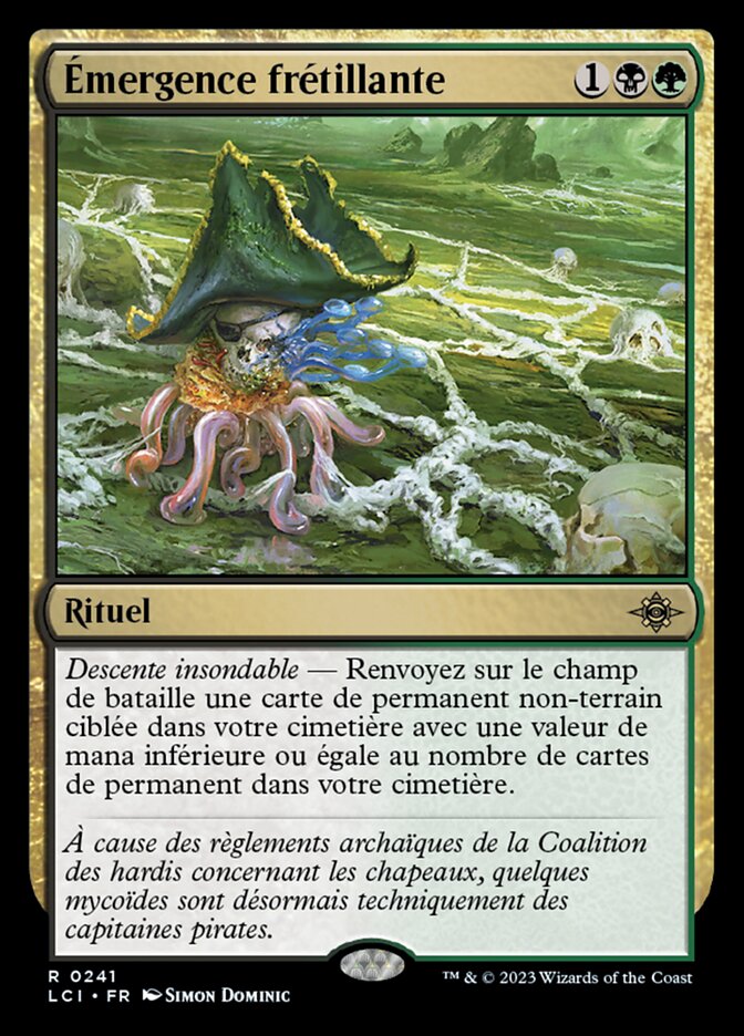 image Émergence frétillante