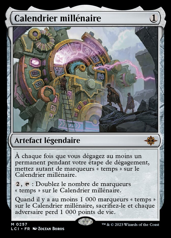 image Calendrier millénaire