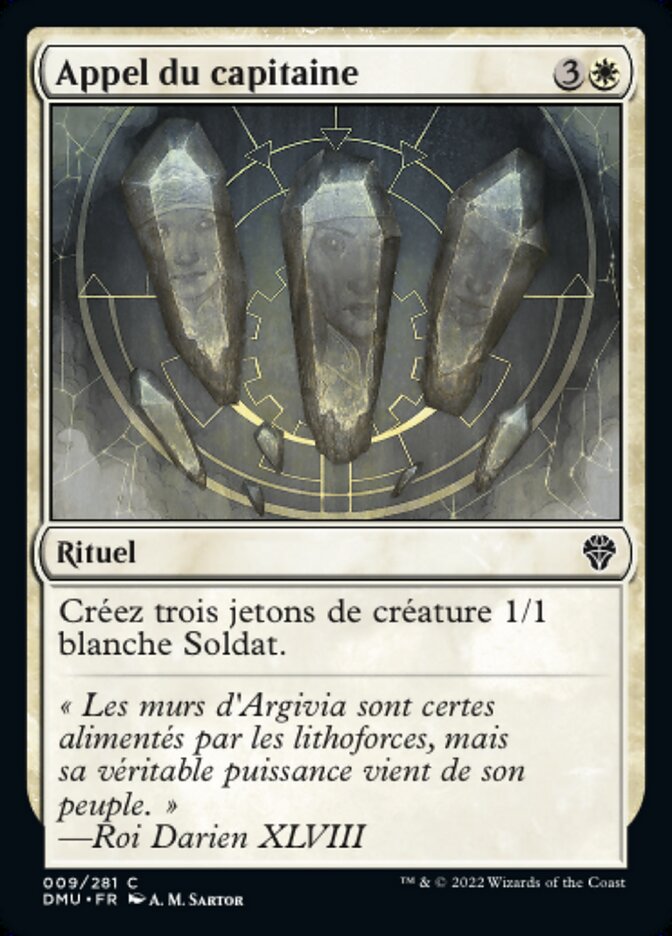 image Appel du capitaine