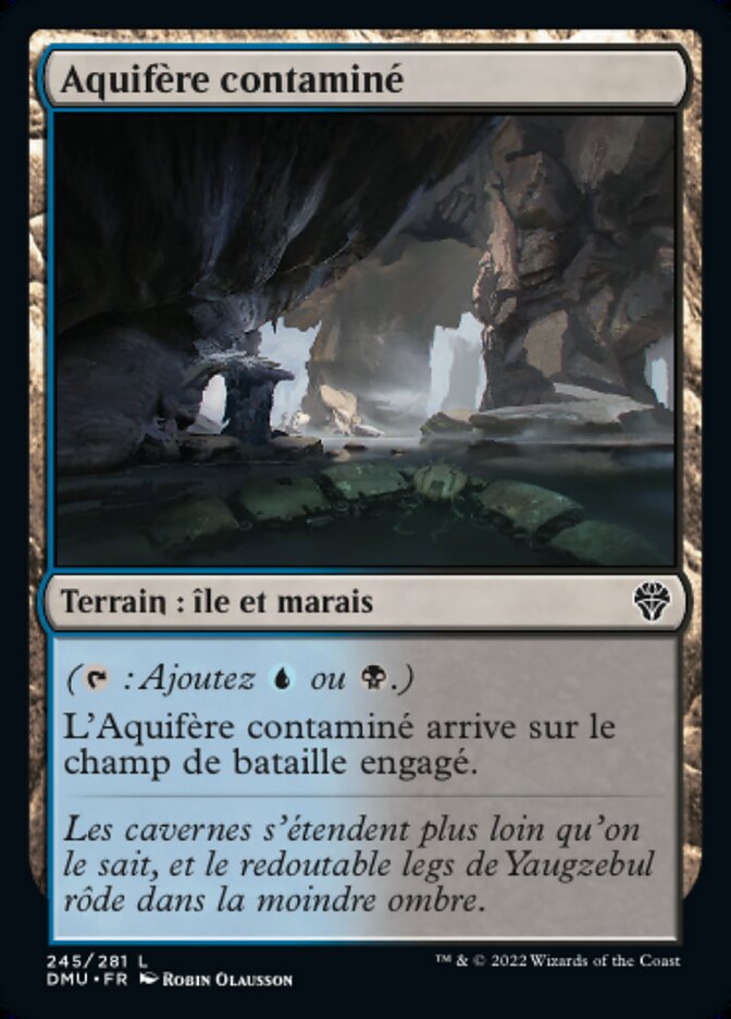 image Aquifère contaminé