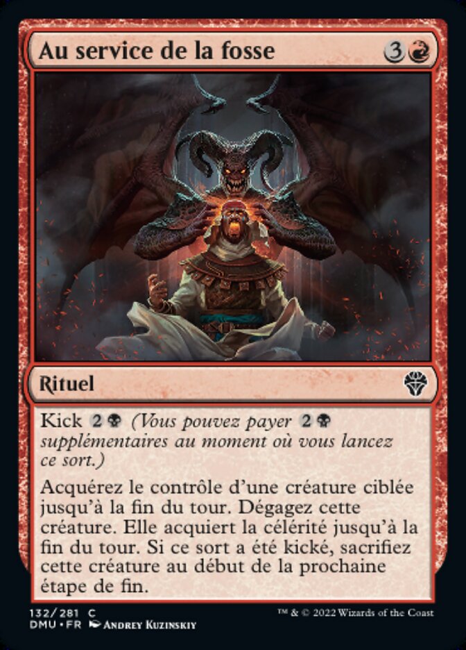 image Au service de la fosse