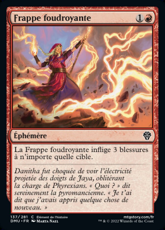 image Frappe foudroyante