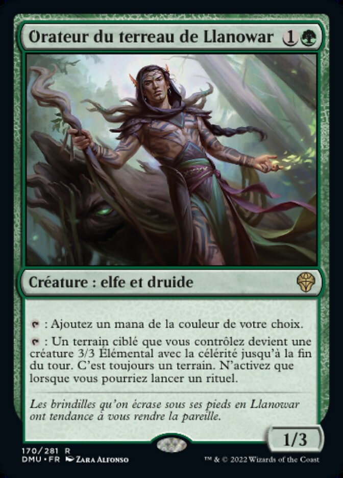 image Orateur du terreau de Llanowar