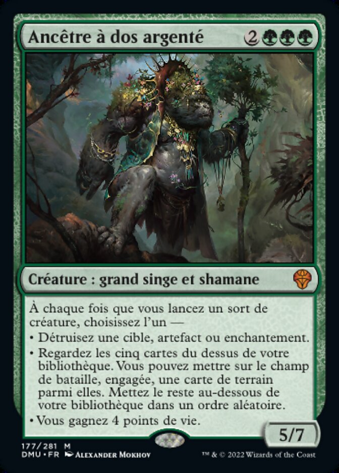 image Ancêtre à dos argenté