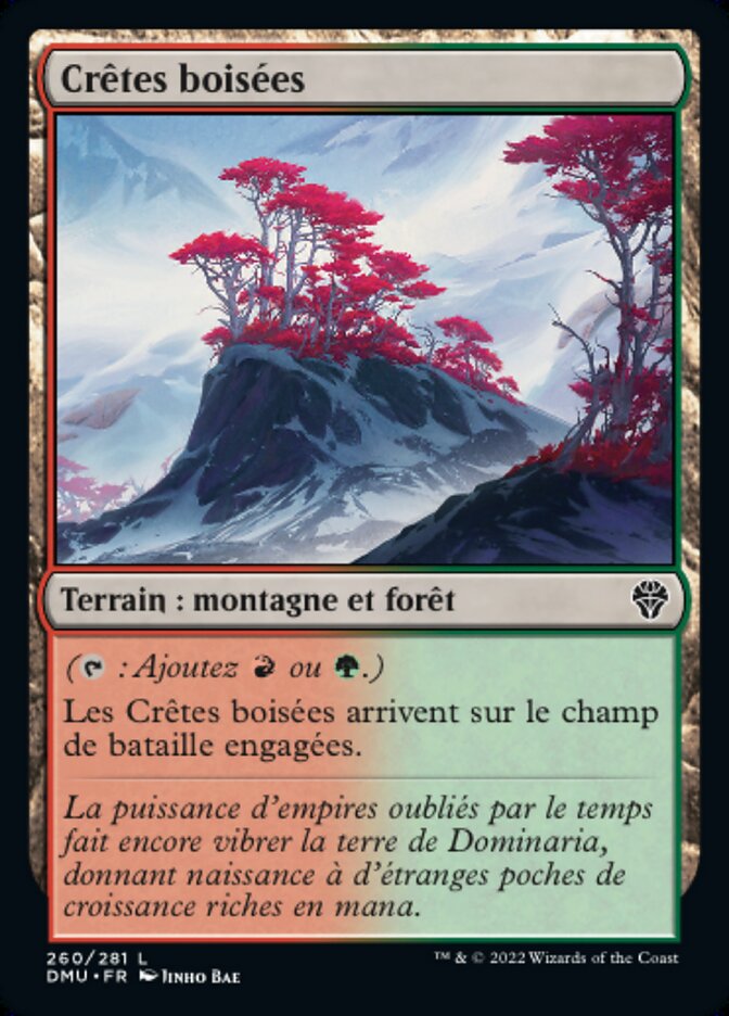 image Crêtes boisées