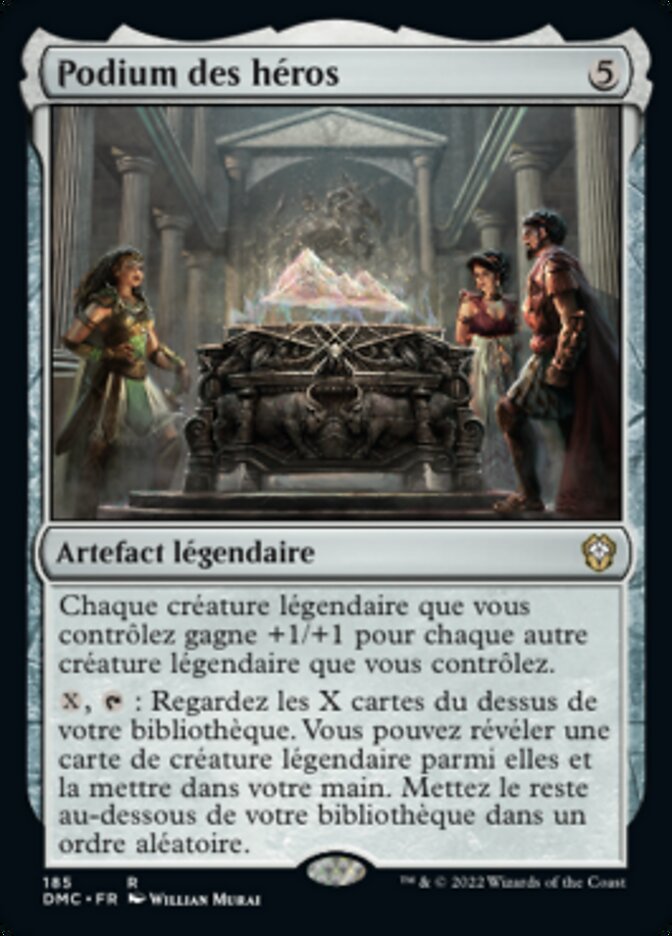 image Podium des héros