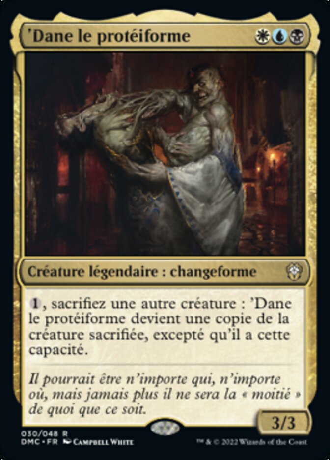 image 'Dane le protéiforme