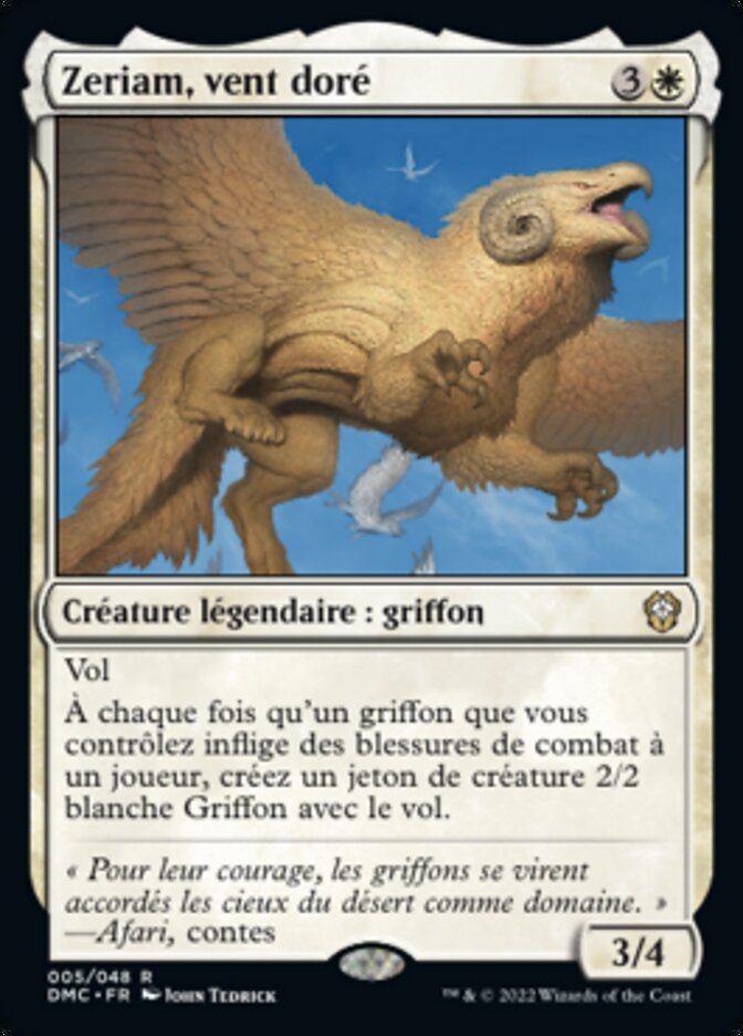 image Zeriam, vent doré