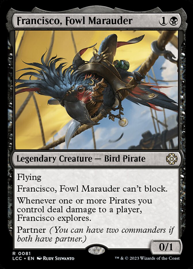 image Francisco, Fowl Marauder