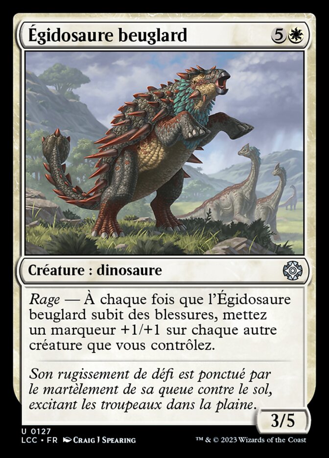 image Égidosaure beuglard