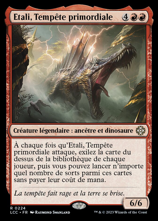 image Etali, Tempête primordiale
