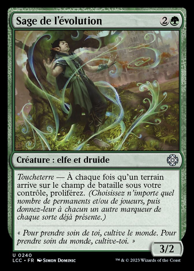 image Sage de l'évolution