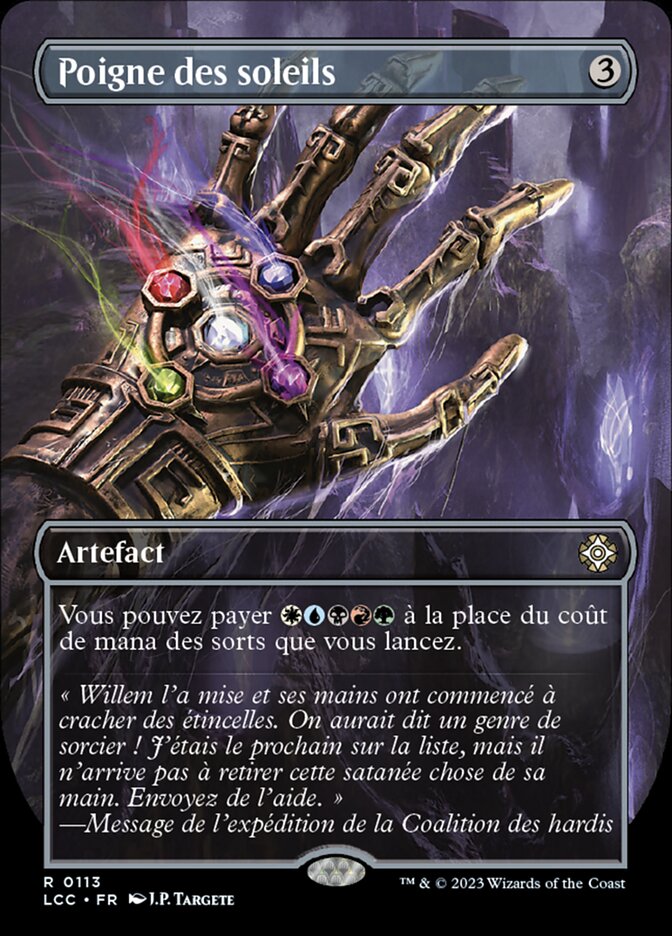 image Poigne des soleils