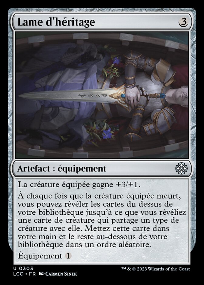 image Lame d'héritage