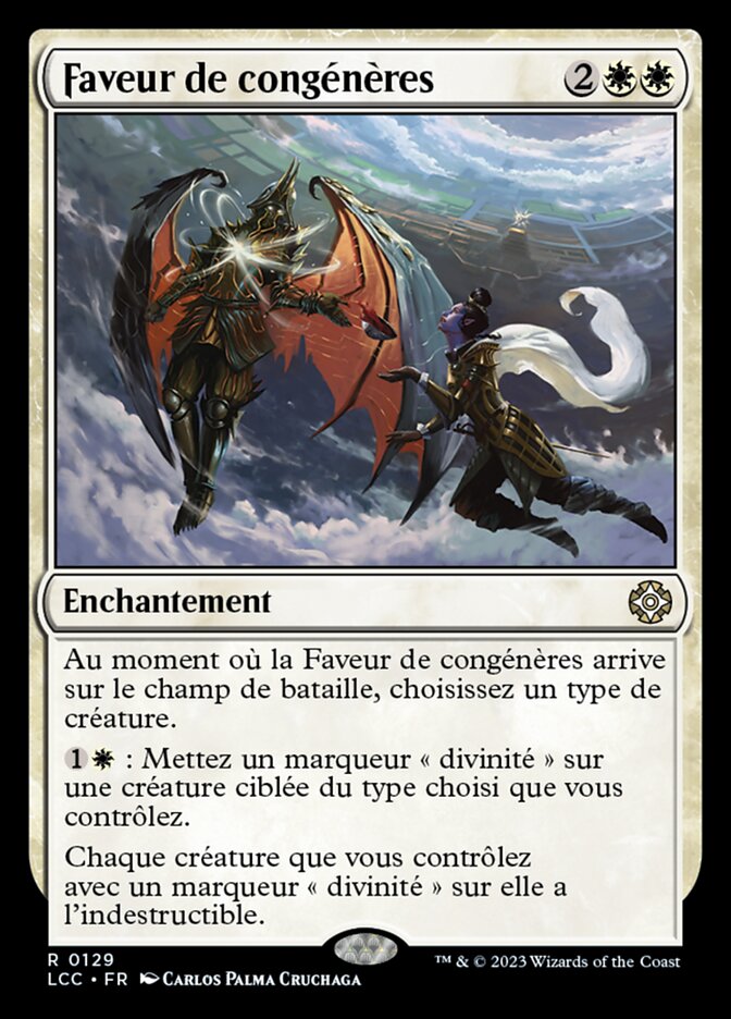 image Faveur de congénères