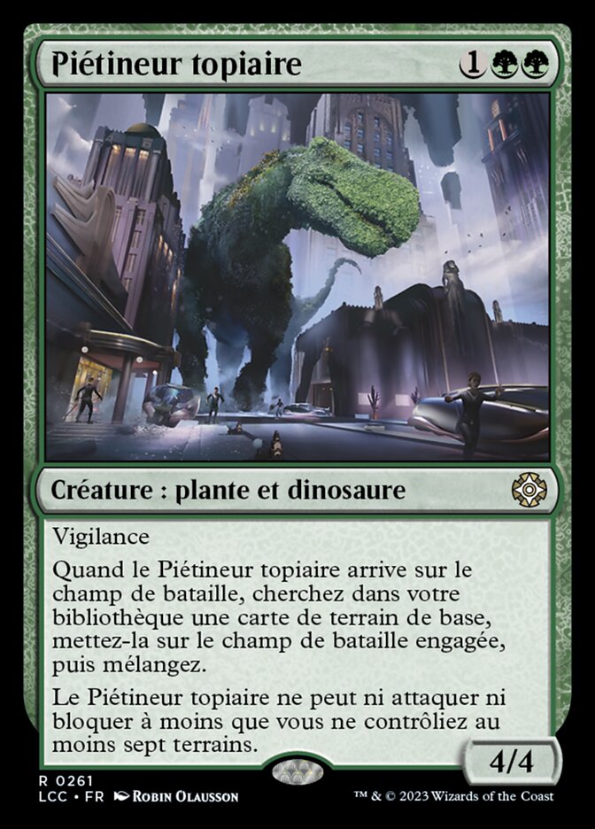 image Piétineur topiaire