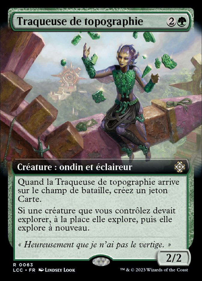 image Traqueuse de topographie