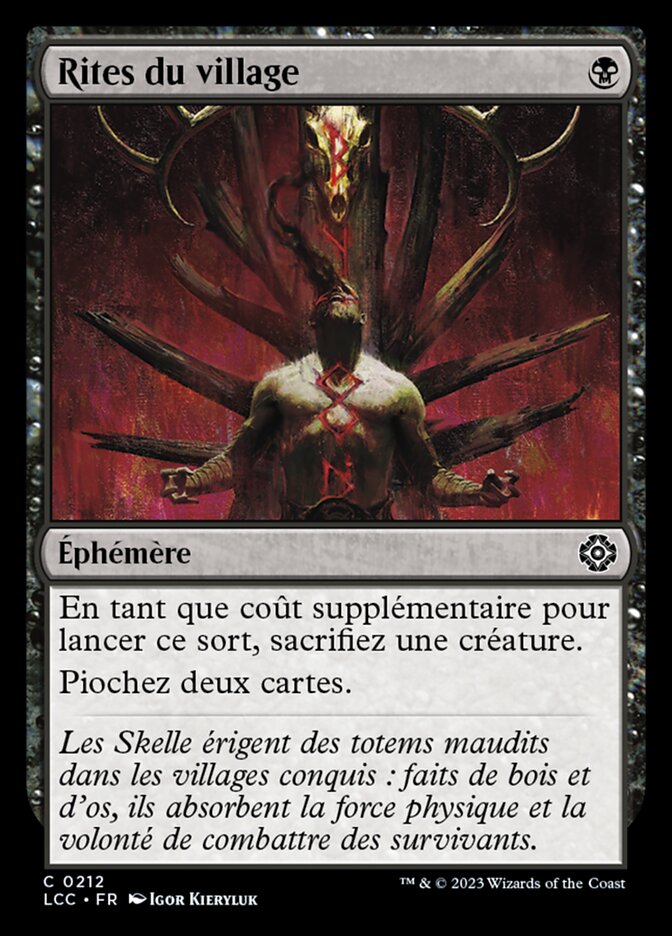 image Rites du village