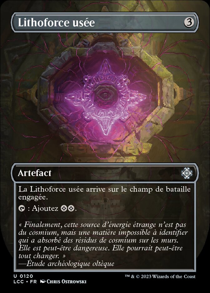 image Lithoforce usée