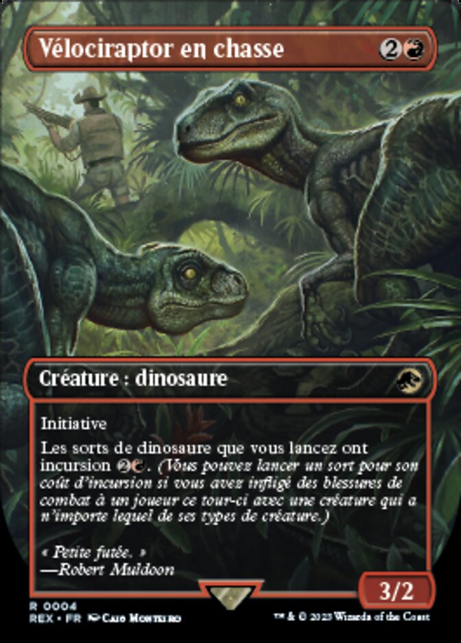image Vélociraptor en chasse