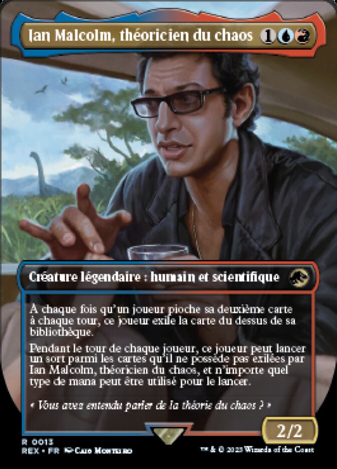 image Ian Malcolm, théoricien du chaos