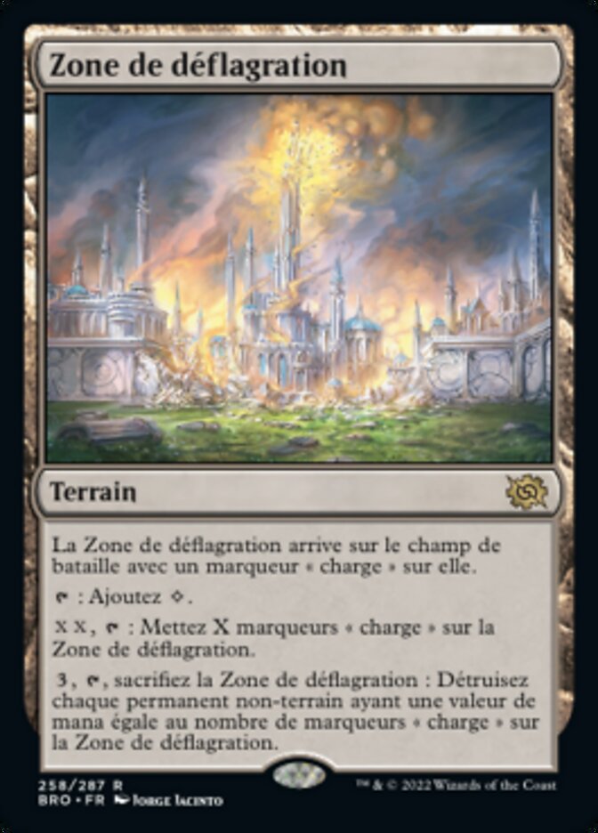 image Zone de déflagration