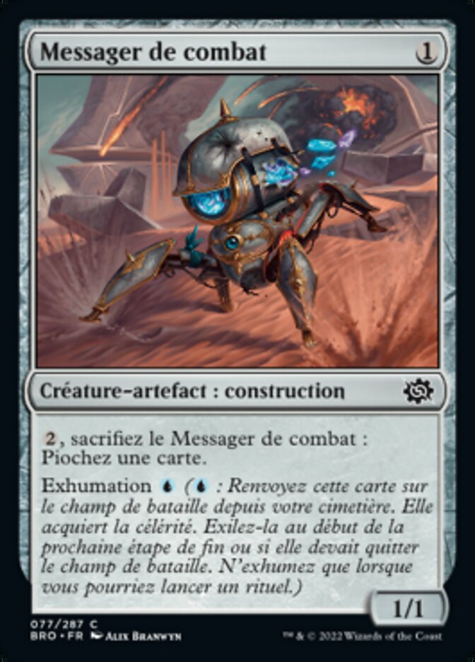 image Messager de combat