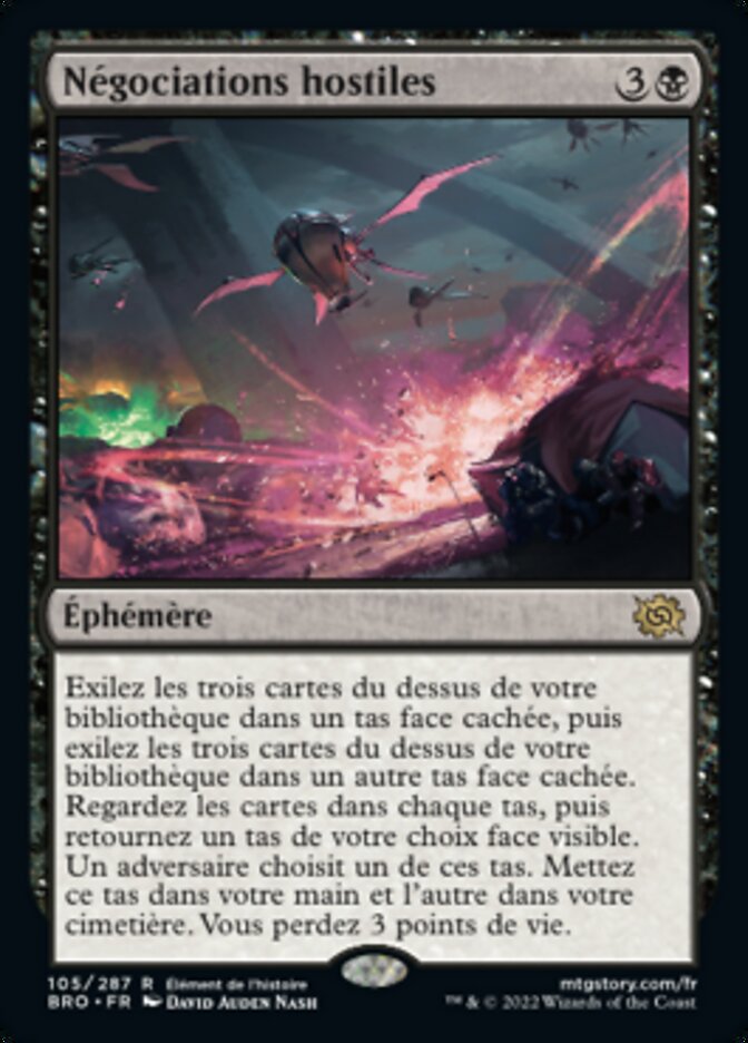 image Négociations hostiles