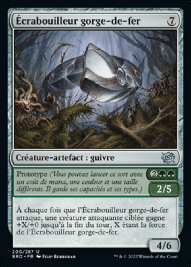 image Écrabouilleur gorge-de-fer