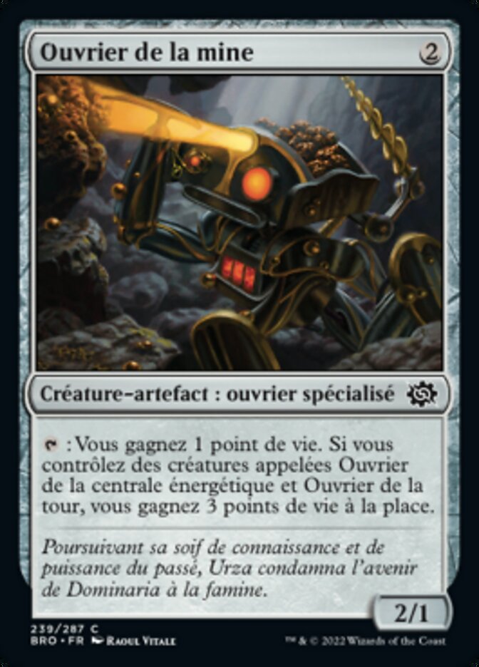 image Ouvrier de la mine