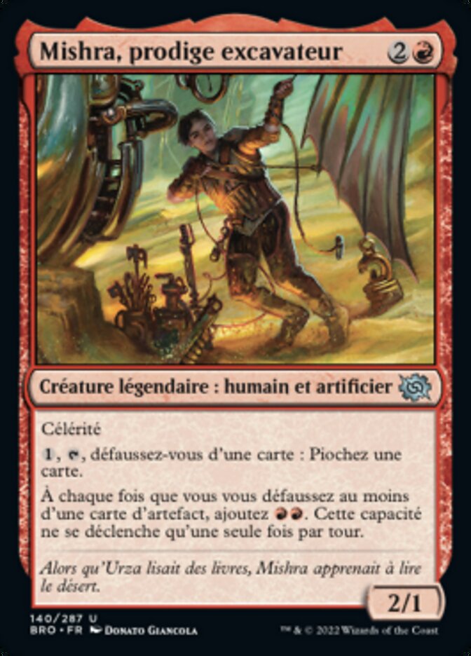 image Mishra, prodige excavateur