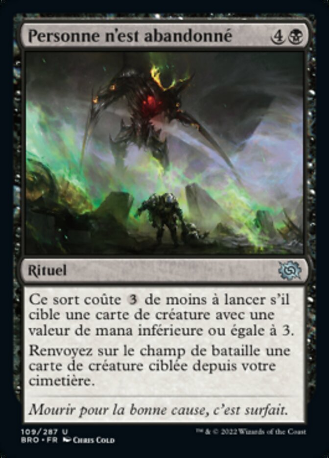 image Personne n'est abandonné