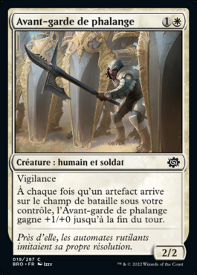 image Avant-garde de phalange