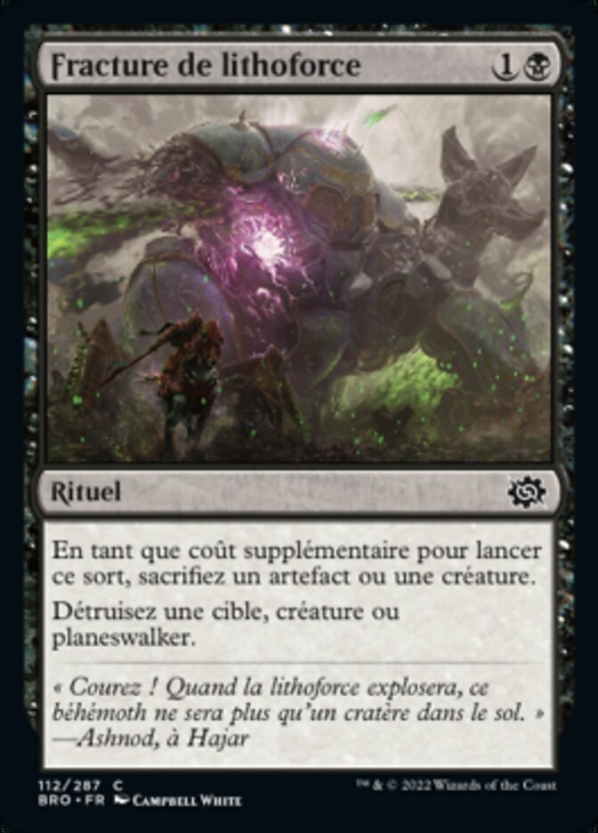 image Fracture de lithoforce
