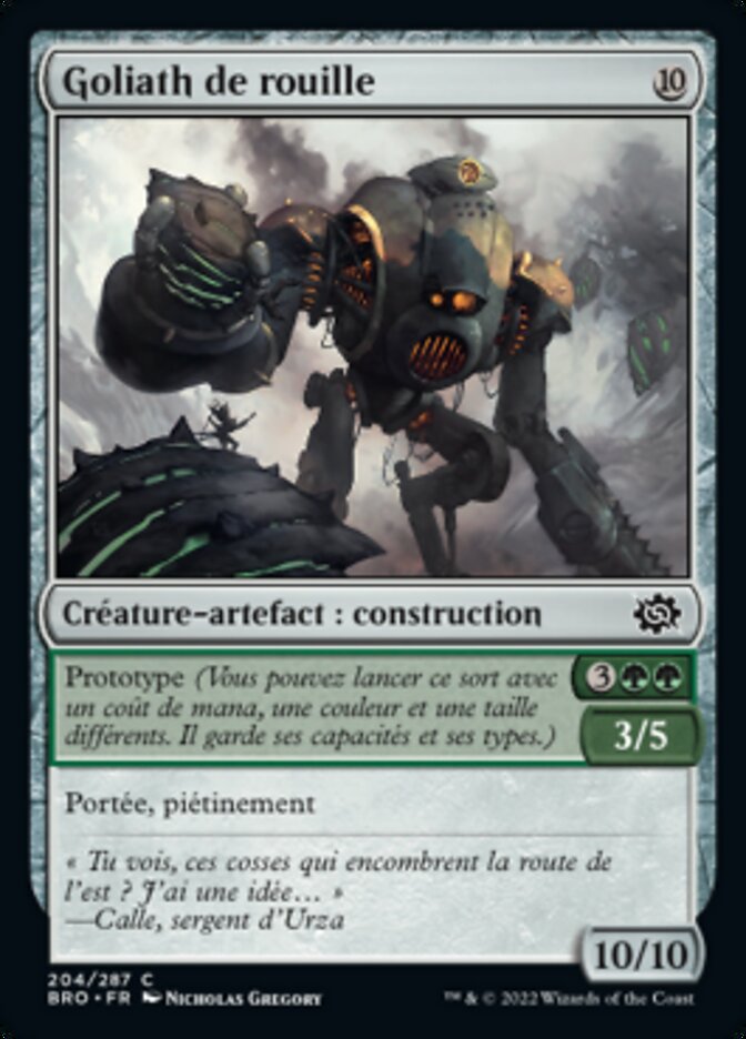 image Goliath de rouille