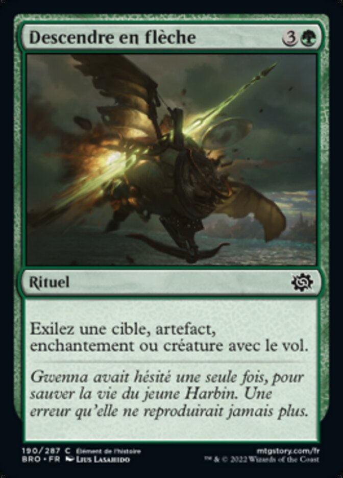 image Descendre en flèche