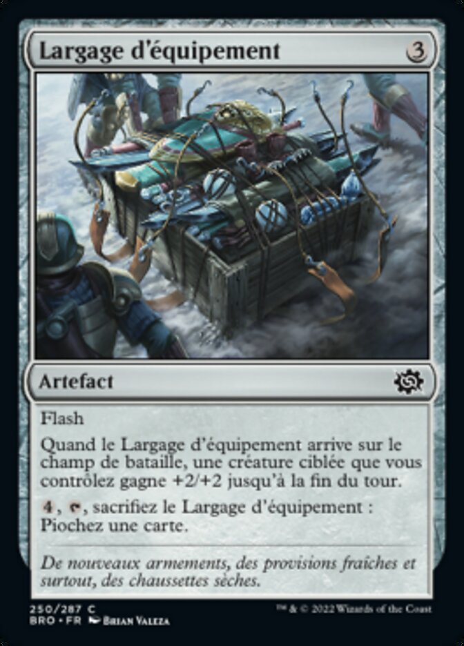 image Largage d'équipement