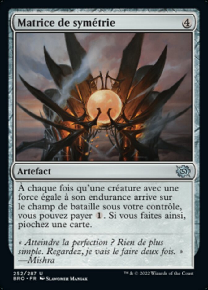 image Matrice de symétrie