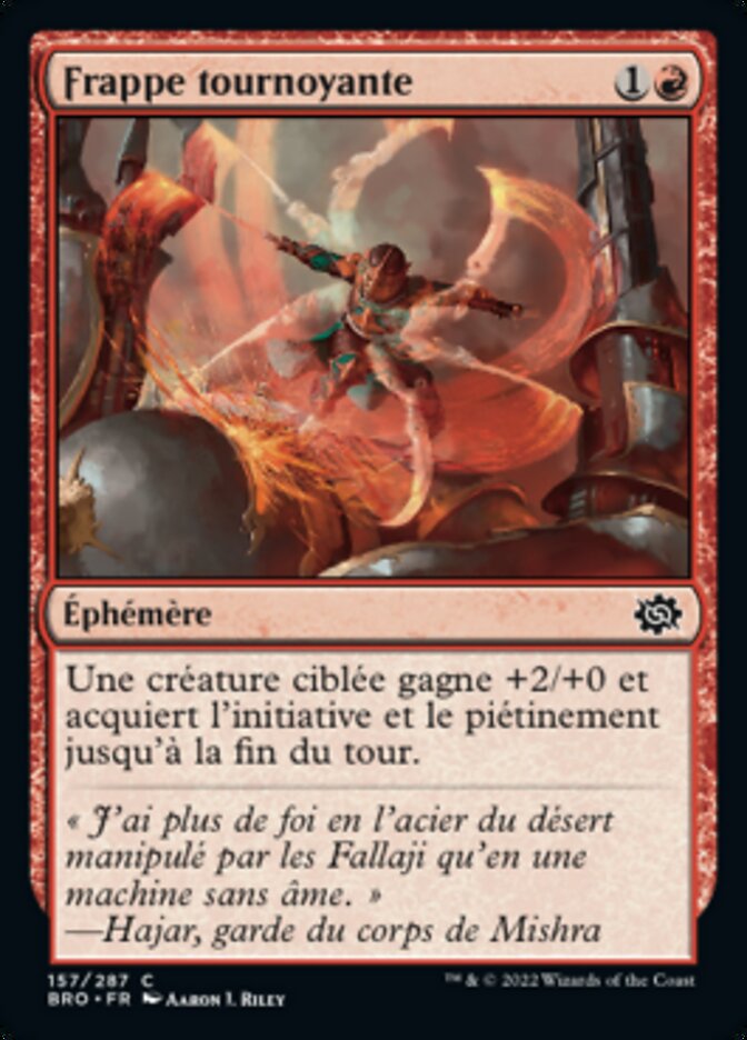 image Frappe tournoyante