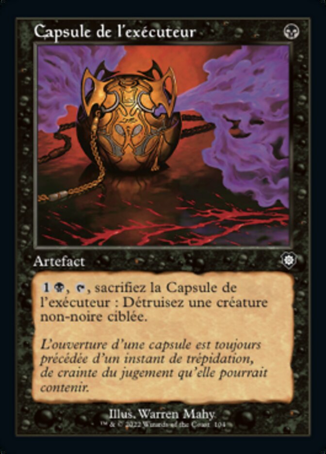 image Capsule de l'exécuteur