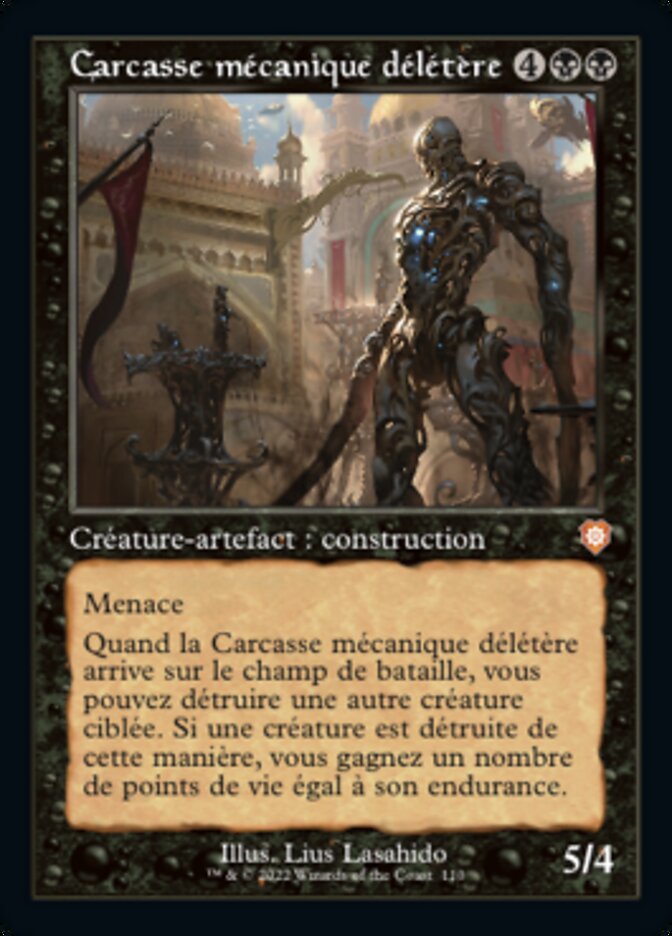 image Carcasse mécanique délétère