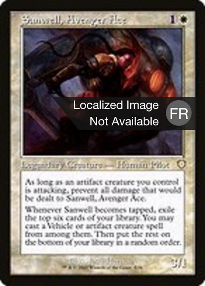 image Sanwell, as vengeur