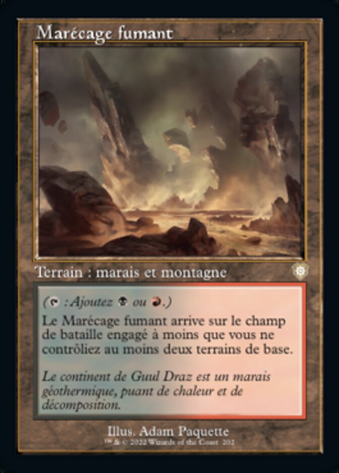 image Marécage fumant