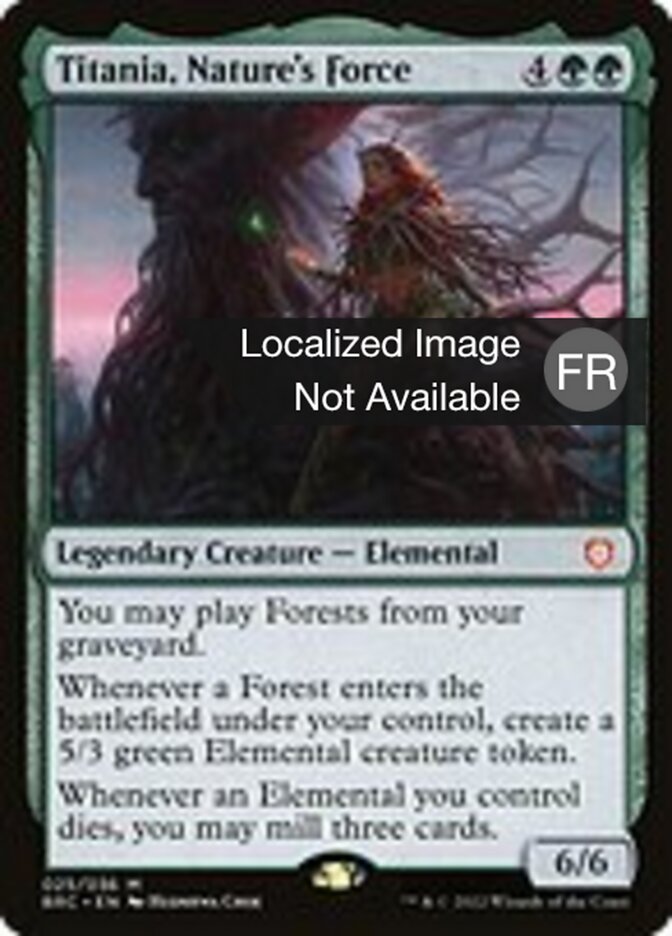 image Titania, force de la nature