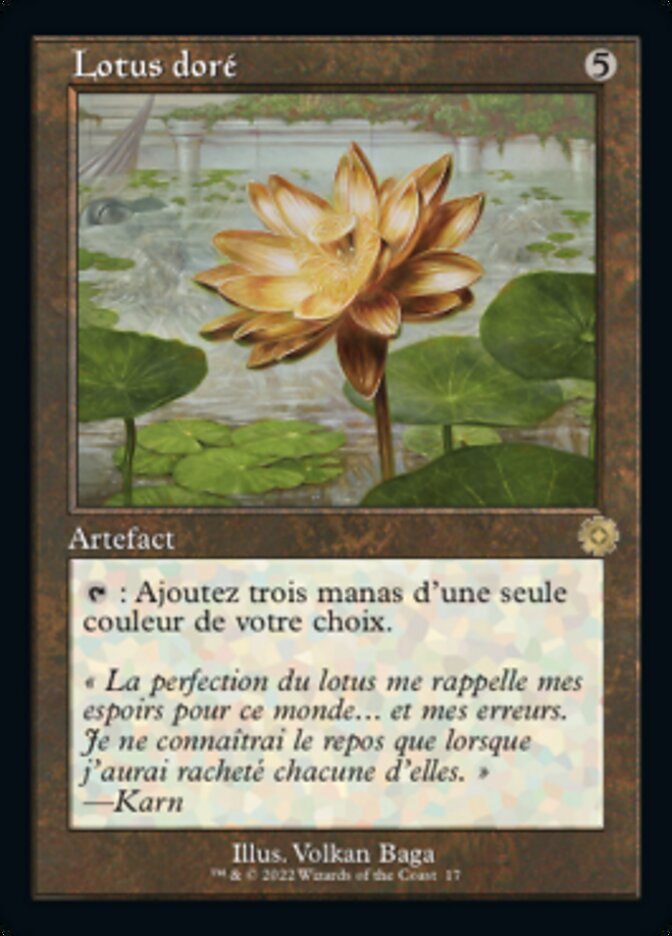 image Lotus doré