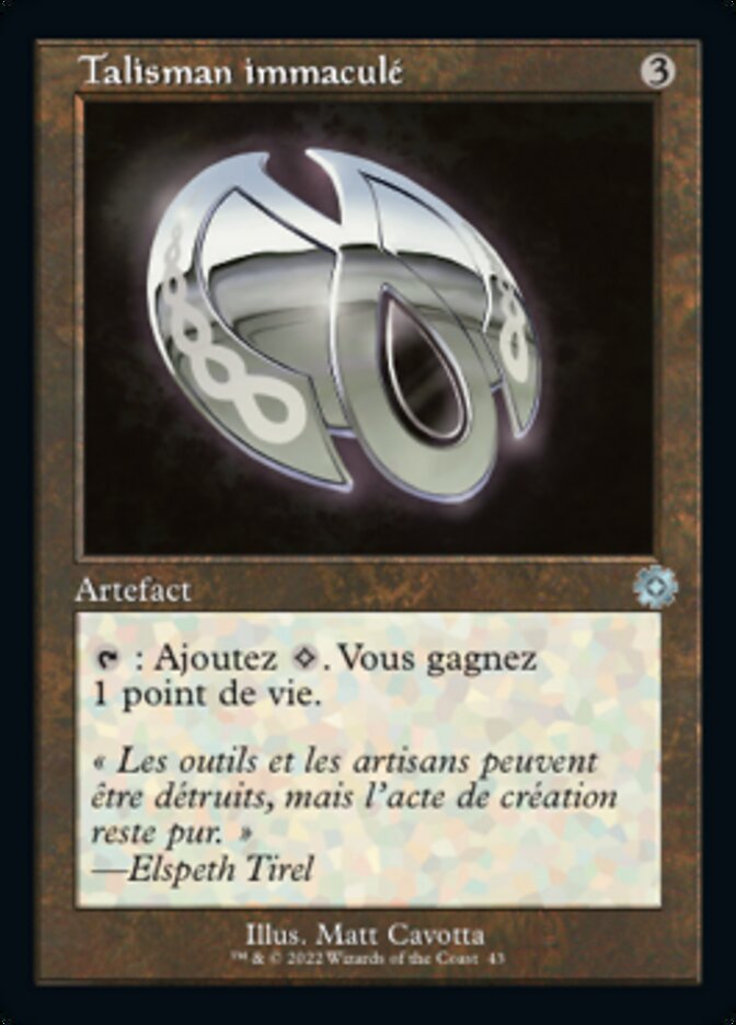 image Talisman immaculé