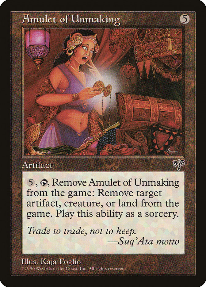 image Amulet of Unmaking
