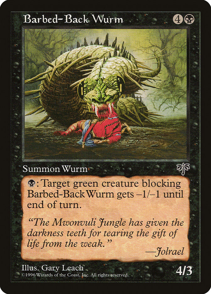 image Barbed-Back Wurm