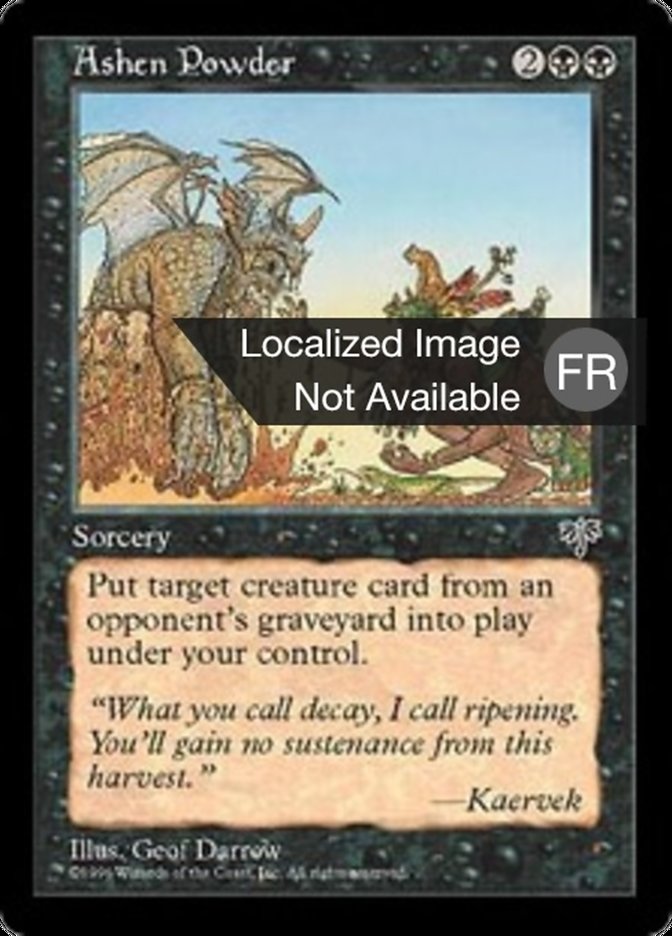 image Poudre de cendres